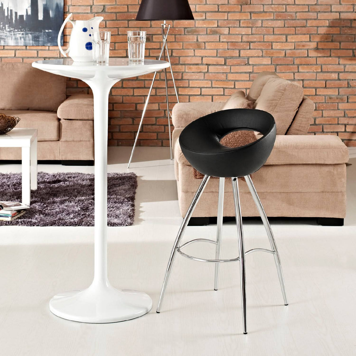 Black Bar Stool T767