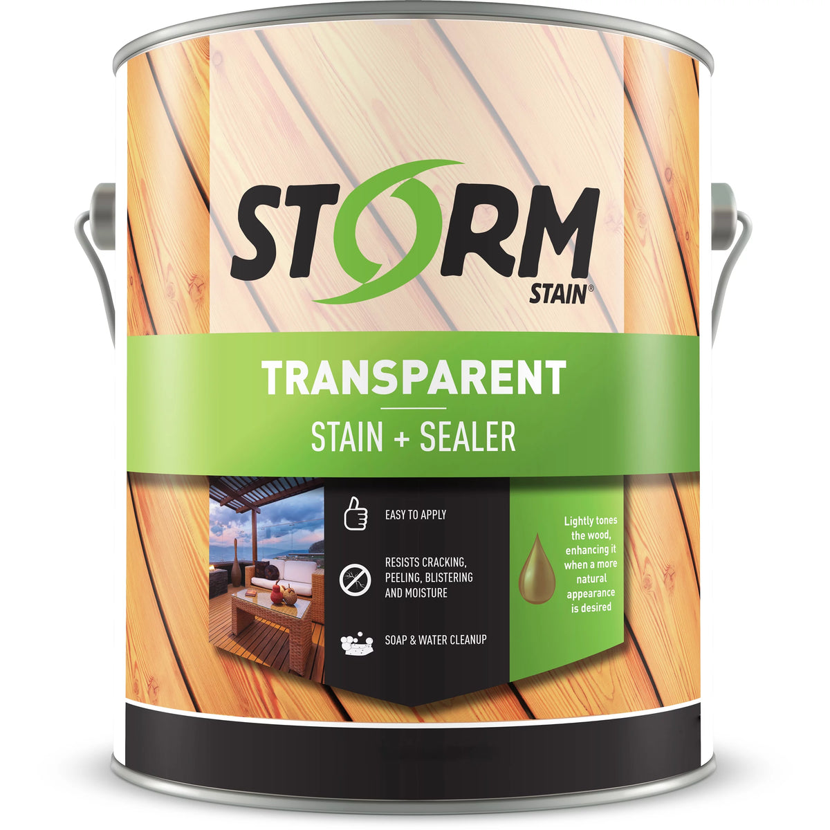 Transparent Stain and Sealer Teak 1 Gallon G795480