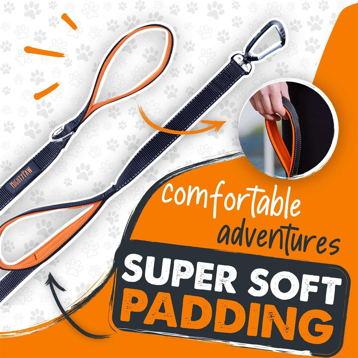 Dual Handle Dog Leash Q75352
