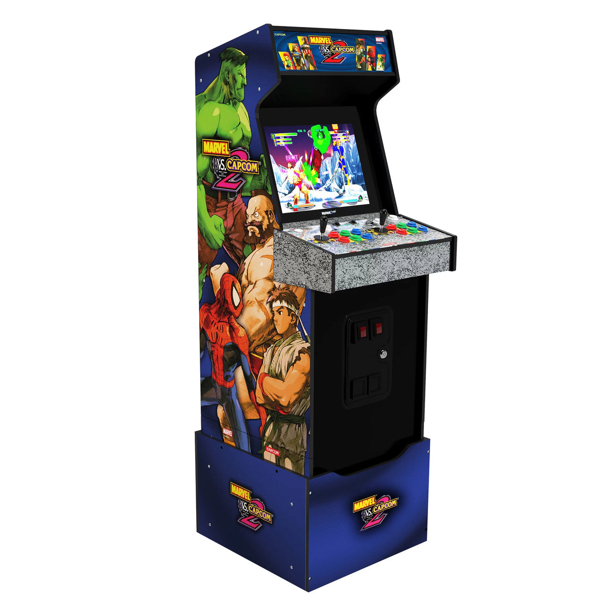 Arcade with Lit Marquee and Riser Q4533