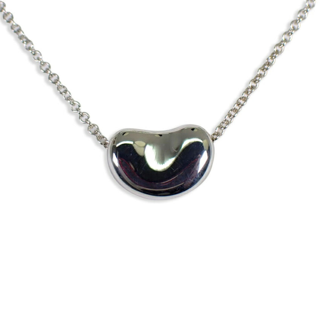 925 bean pendant necklace K77578