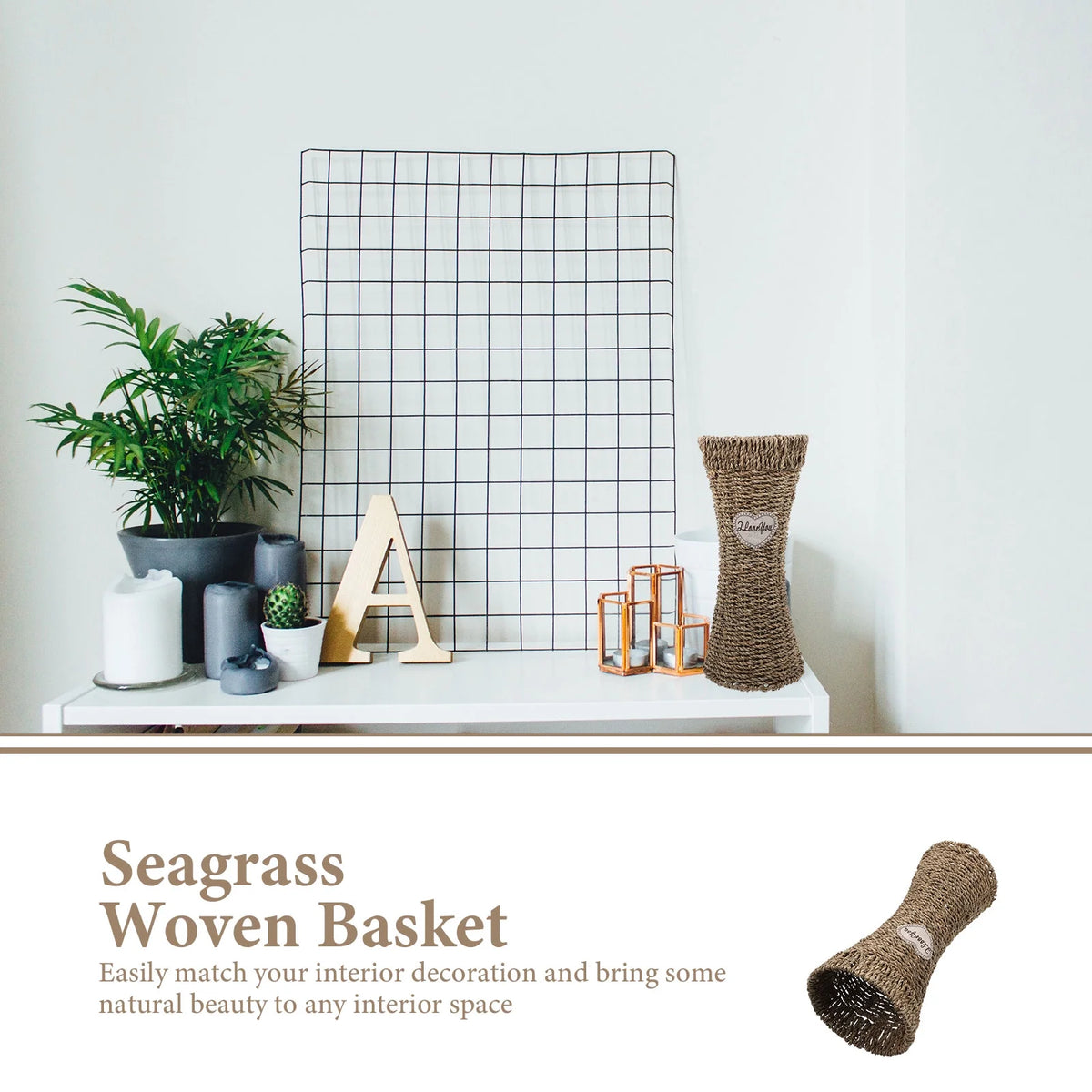 Tall Rattan Floor Vase D42646