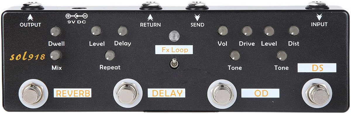 5 Mode Multi Effects Guitar Pedal W85945