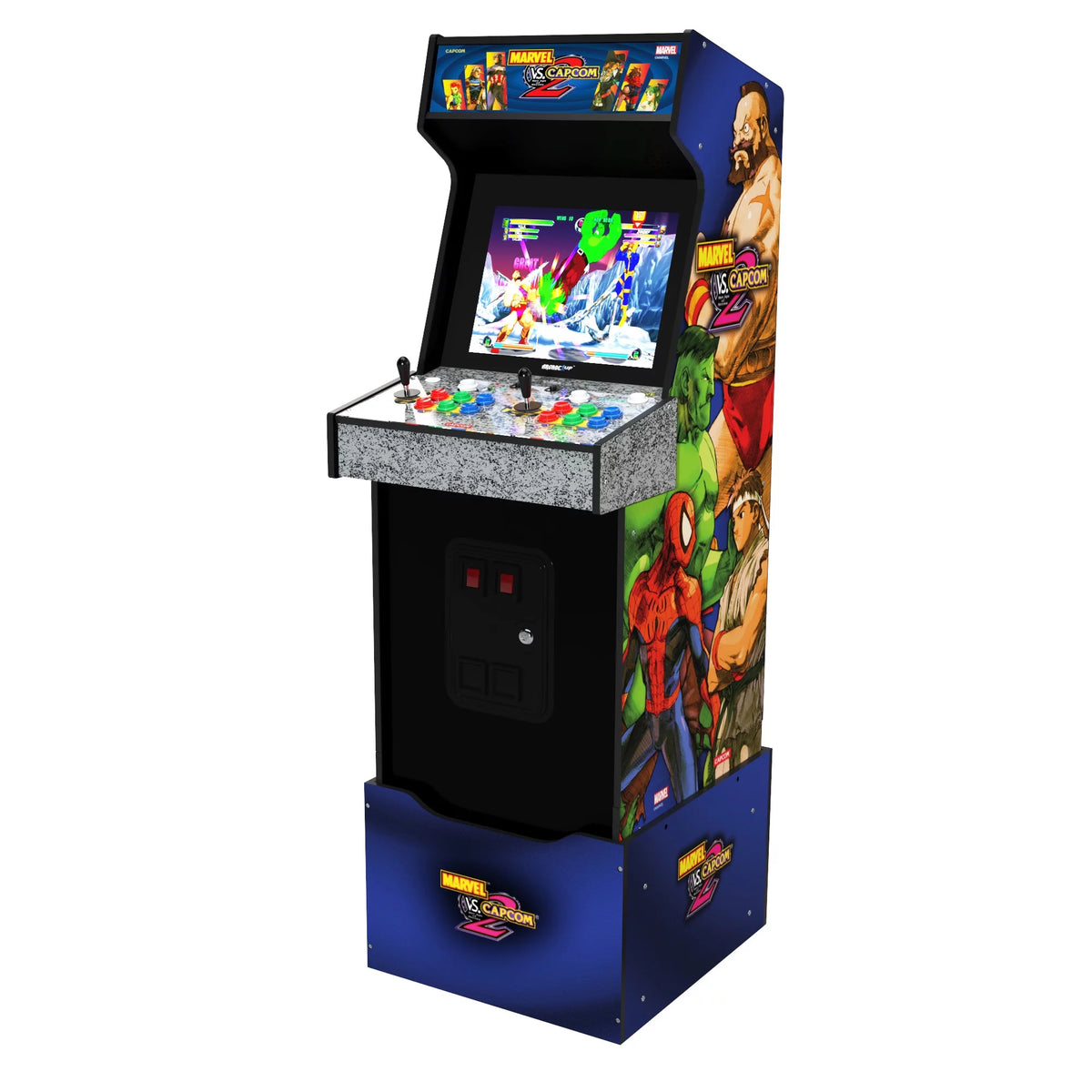 Arcade with Lit Marquee and Riser Q4533