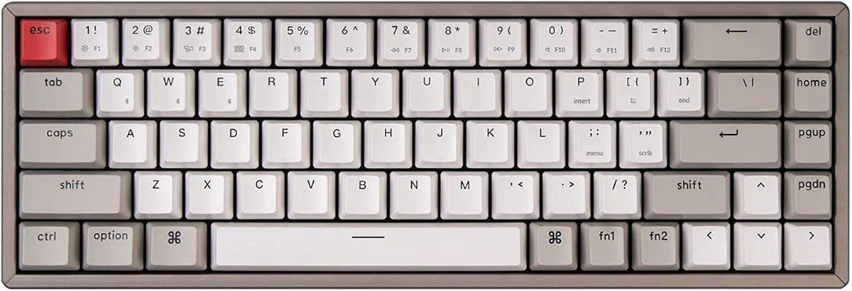 65% Compact 68-Keys Aluminum Frame Wireless Mechanical Keyboard J159876