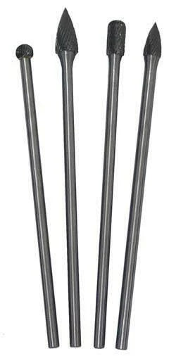 4 Piece Long Reach Carbide Burr Set I8162