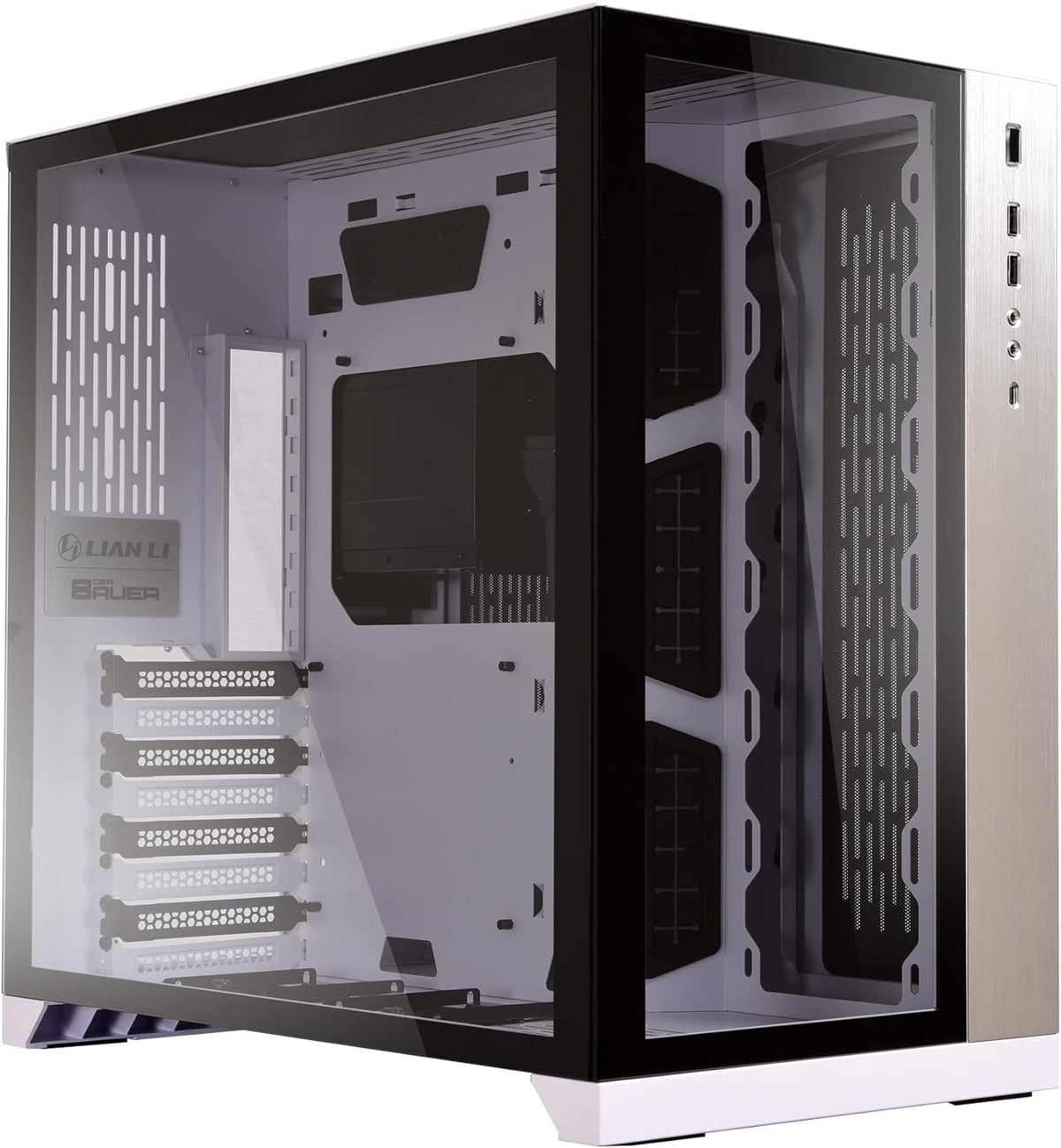 White ATX Mid Tower Tempered Glass Computer Case K85490