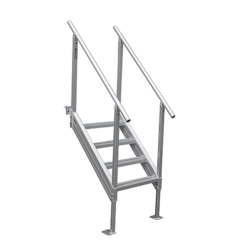 Aluminum Dock Stair - 4-Step L289