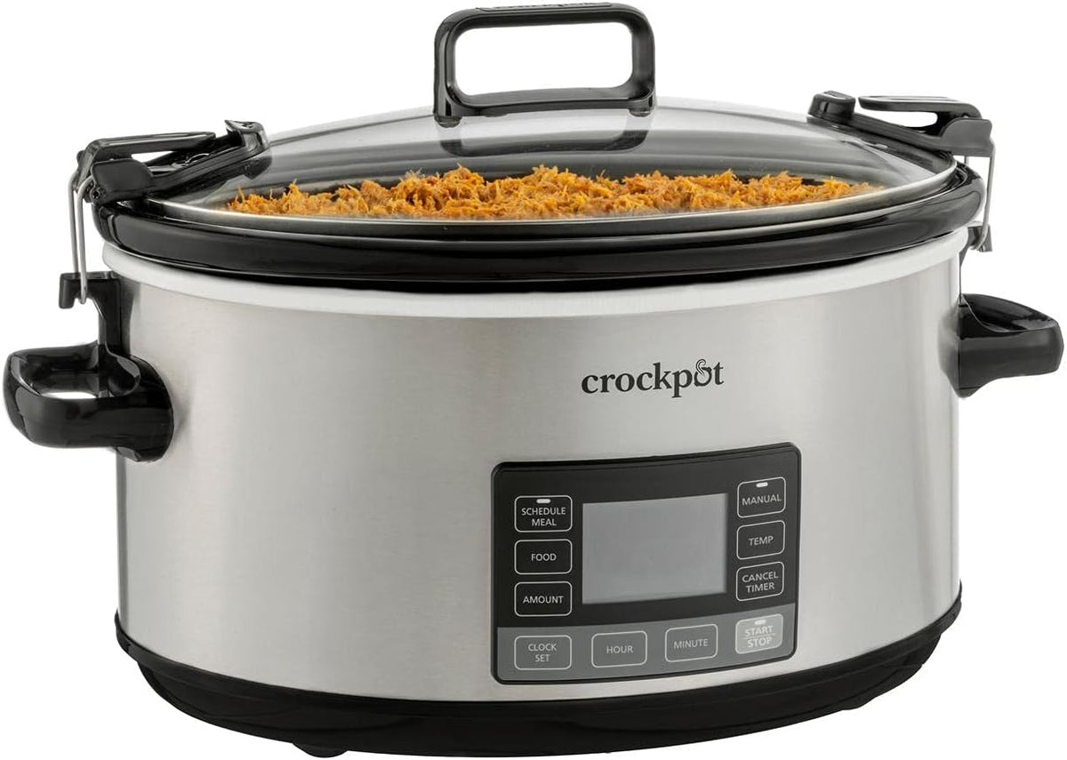 7Qt Programmable Stainless Steel Slow Cooker Y738093