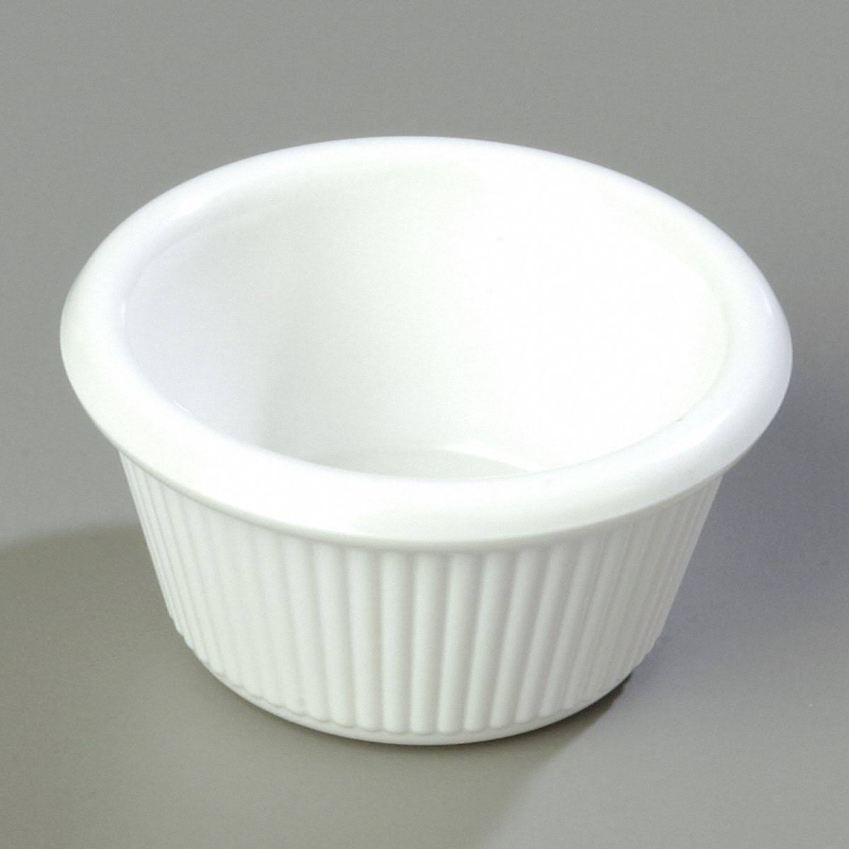White 3 Oz Fluted Ramekin M758