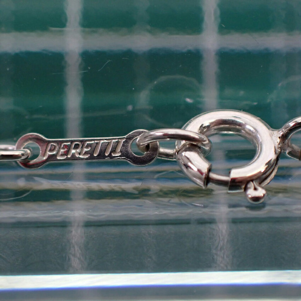 925 bean pendant necklace K77578