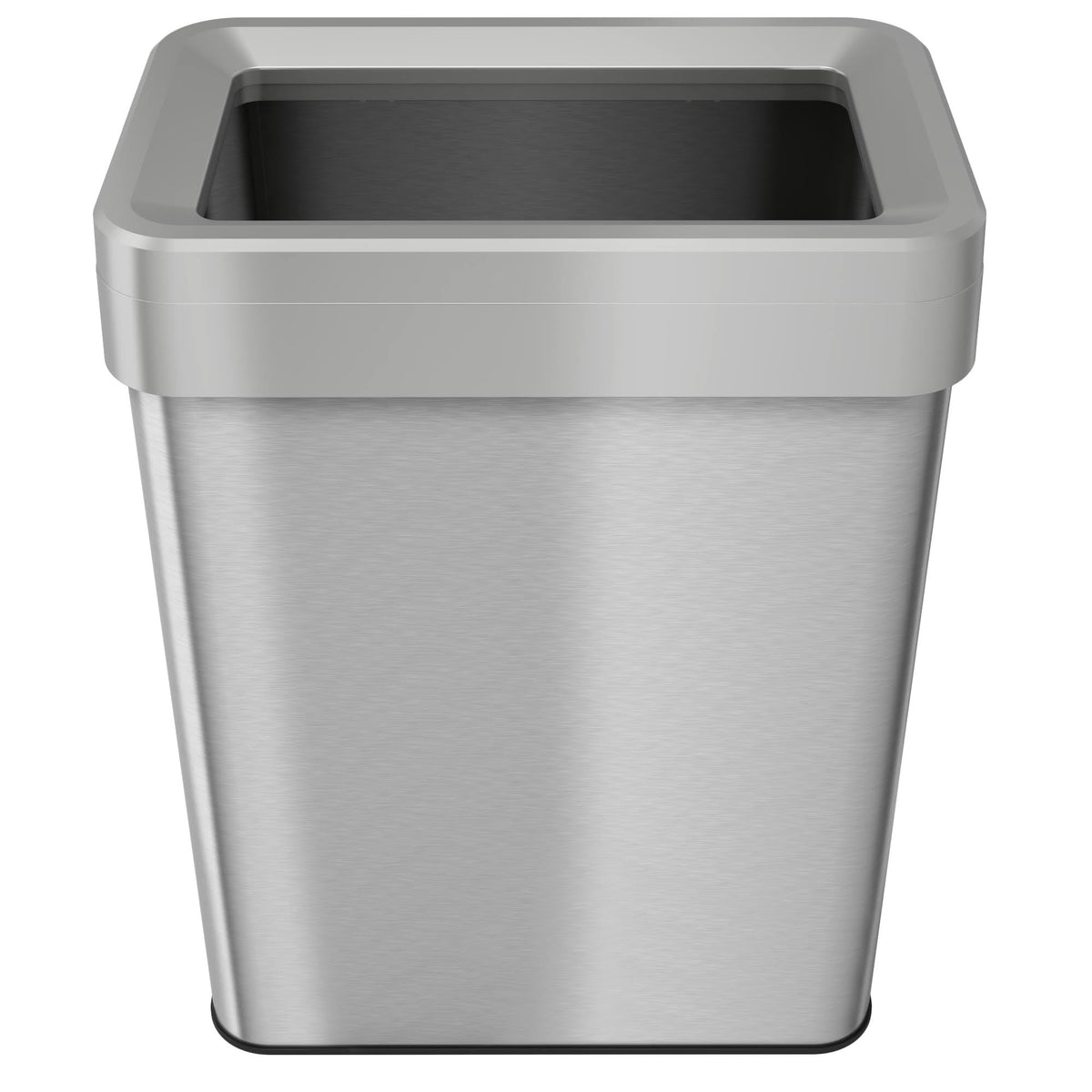 18 Gallon Stainless Steel Open Top Rectangular Trash Can J829