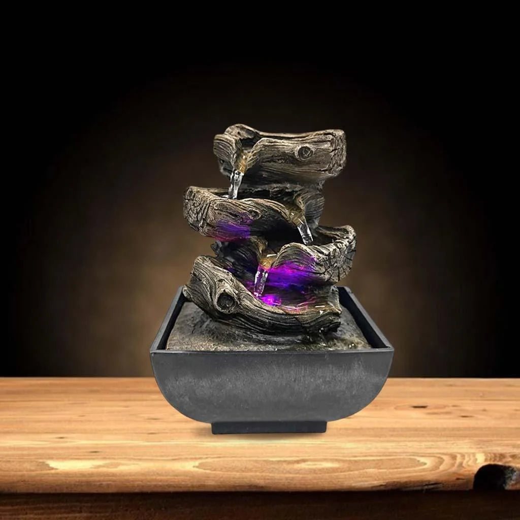 Mini Tabletop Fountain Water Fountain with Automatic Pump Z68487
