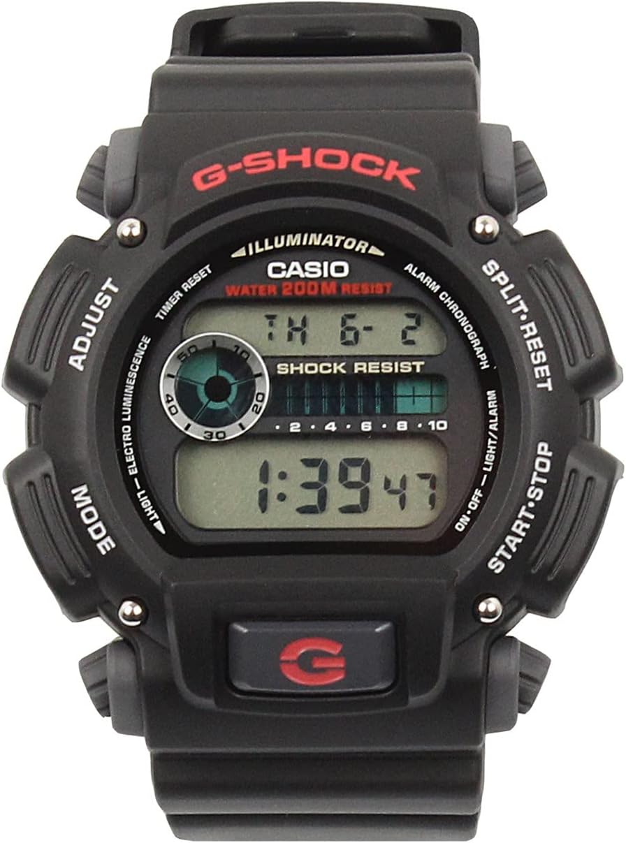 Black Dial Resin Band Watch M446900