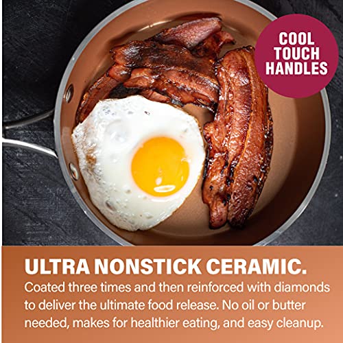 Hammered Pots, Pans and Frying Pan Set Q630