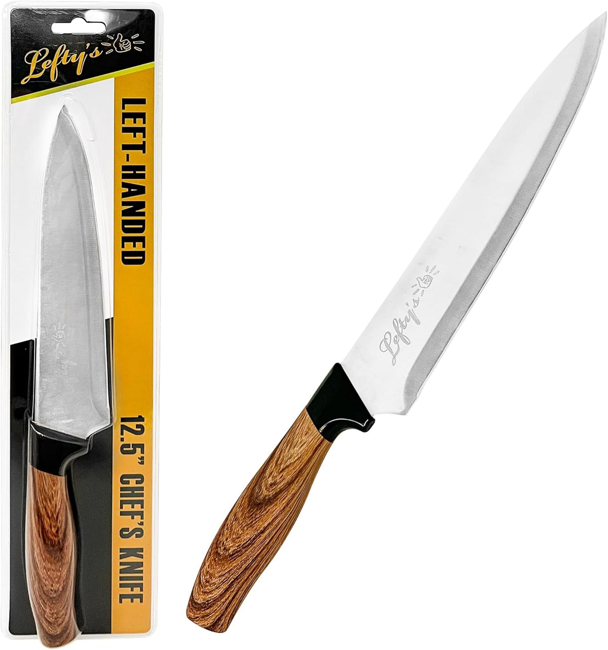 Left Handed Chef Knife - Stainless Steel Blade P750314