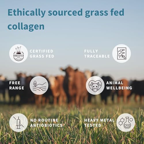 100% Grass Fed Bovine Collagen Powder, 40 Servings U2489