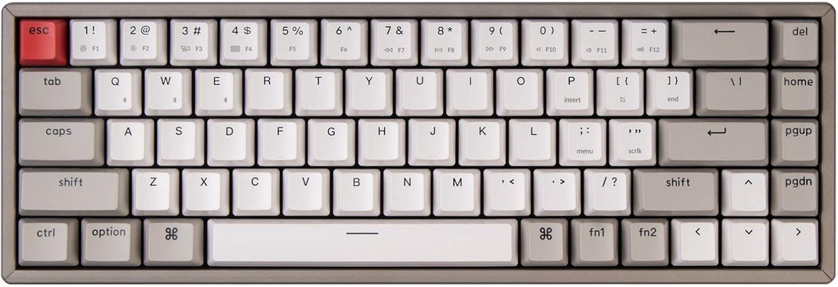 65% Compact 68-Keys Aluminum Frame Wireless Mechanical Keyboard J159876