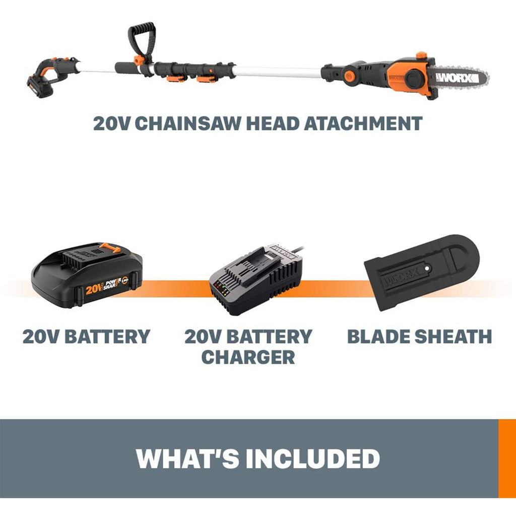 20V 2-in-1 Pole Saw with Battery U227