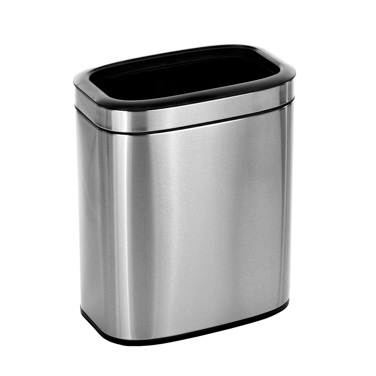 Stainless Steel Slim Open Trash Can W36701