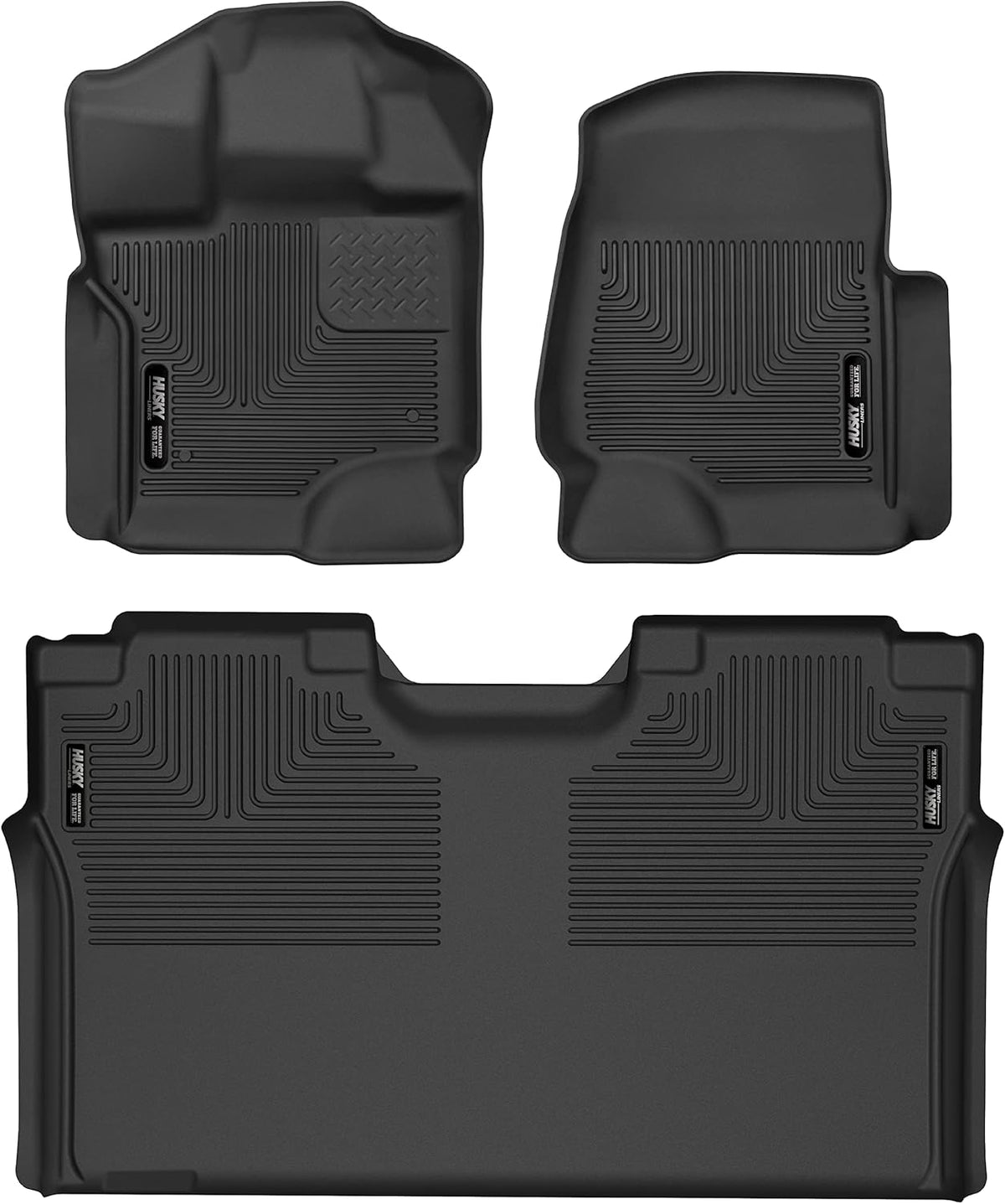 Black Front & 2nd Seat Floor Liners 3 Pcs H965819