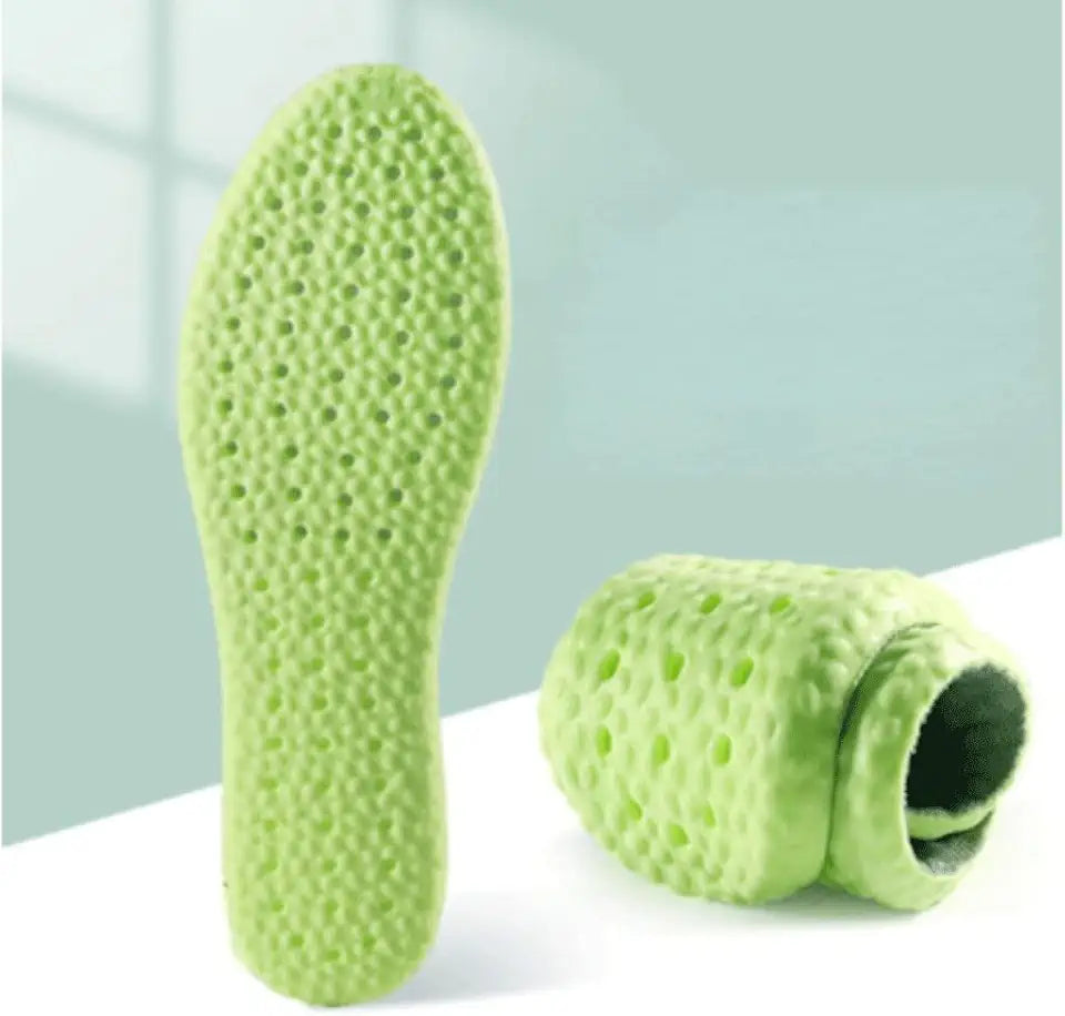 PU Popped Rice Particle Foam Breathable Soft Running Insole 3.5cm EU 41-42 U33644
