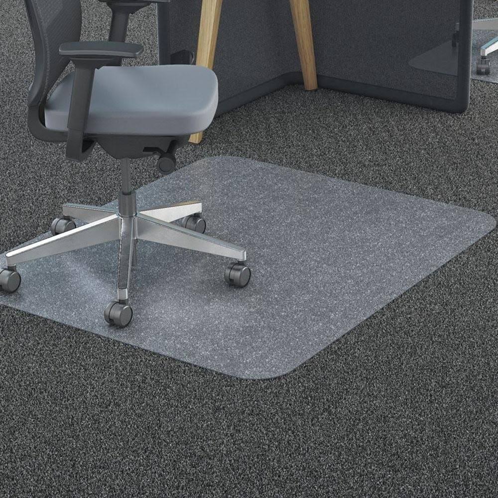 Clear PVC Carpet Floor Office Chair Mat B1595