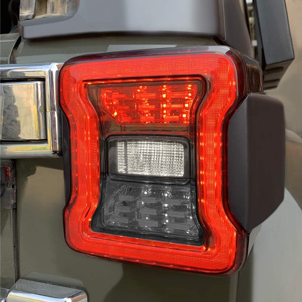 Smoked Lens LED Tail Lights for Jeep Wrangler JK R895764