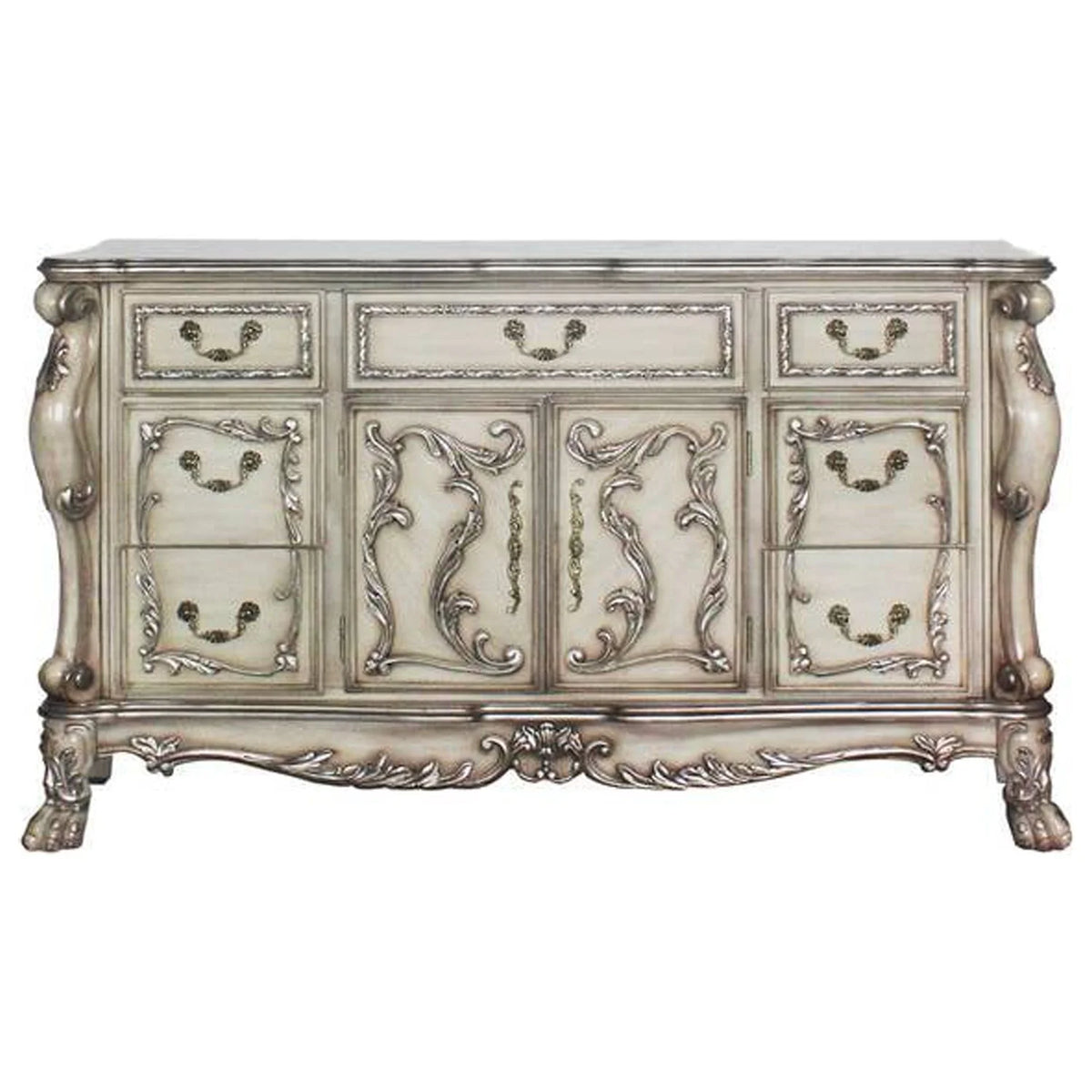Vintage Bone White Dresser T16356