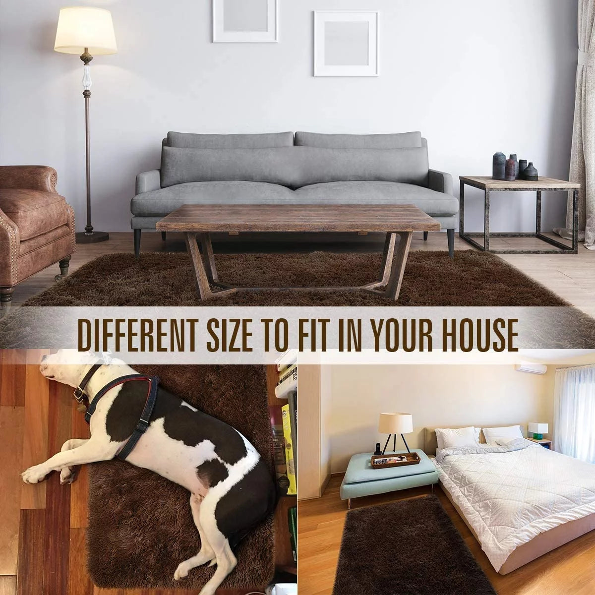Fluffy Shag Rug 6'x9' B922028