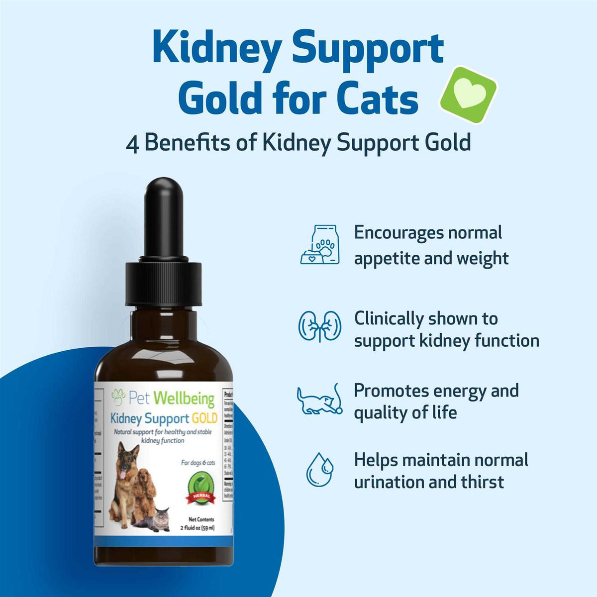 Kidney Support Gold for Dogs Q694