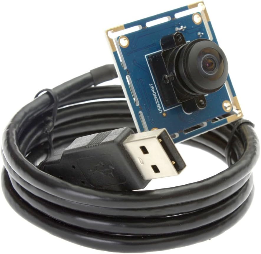 170degree Fisheye Wide Angle USB Camera Module with 640x480 Resolution W7605