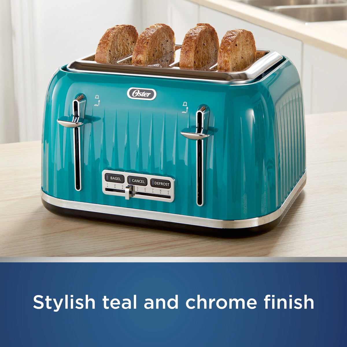 Teal 4 Slice Toaster C5591