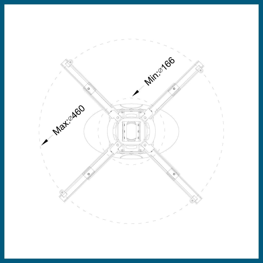 Projector Mount Kit Ceiling Adapter R6720