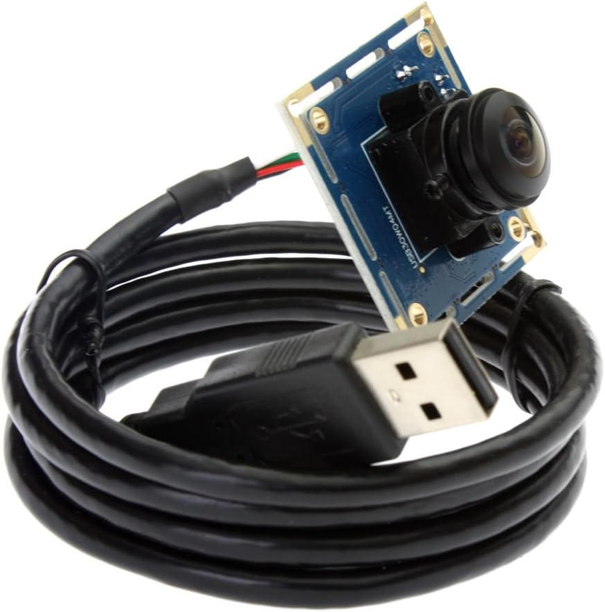 170degree Fisheye Wide Angle USB Camera Module with 640x480 Resolution W7605
