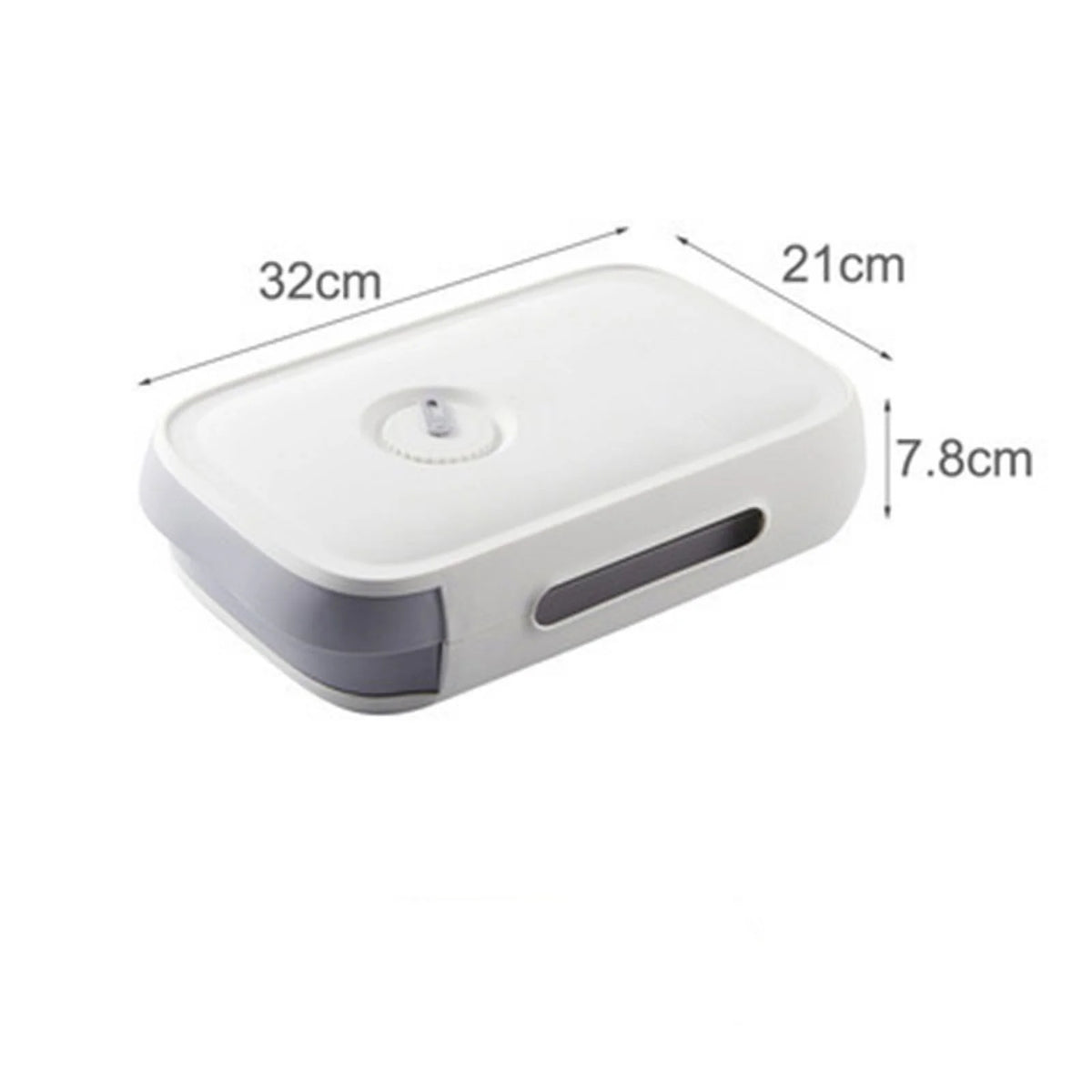 Large-capacity drawer-type egg storage box with lid L358072