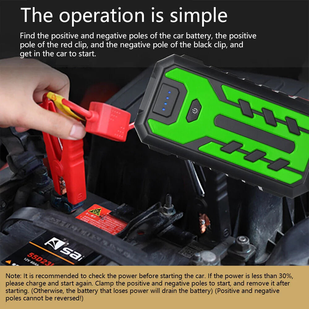 12V Car Jump Starter Power Bank 600A O302