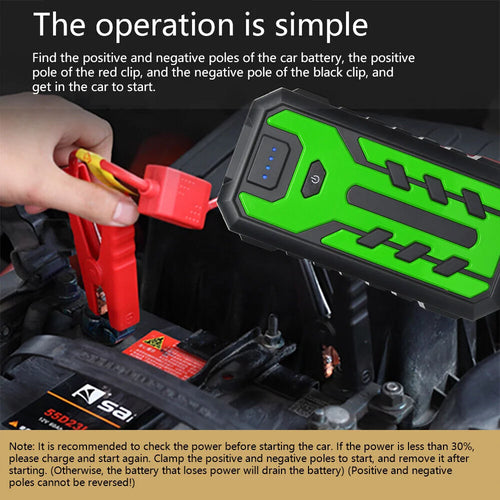 12V Car Jump Starter Power Bank 600A O302