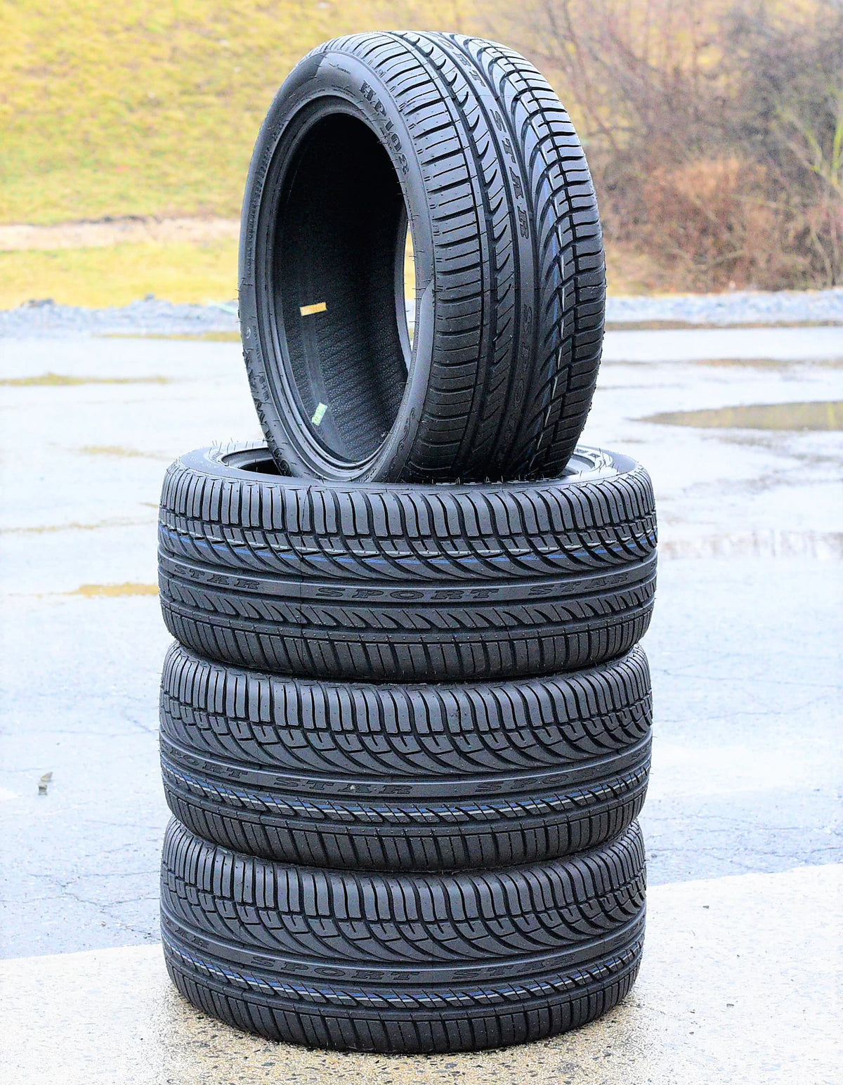 Set of 4 235/55R17 High Performance Tires N6404