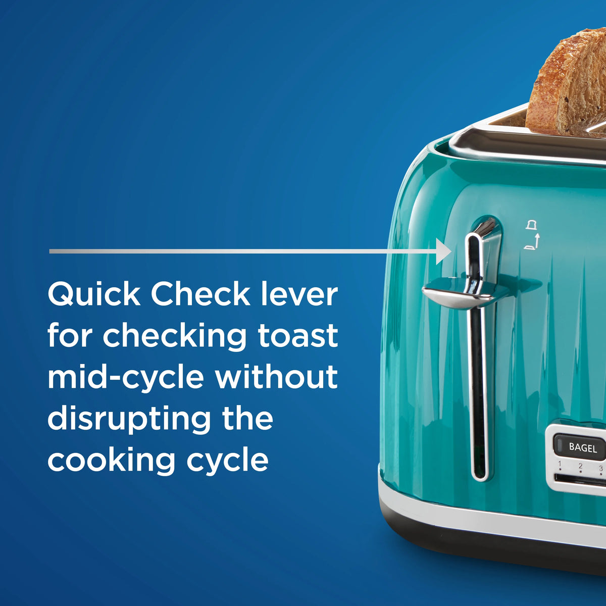 Teal 4 Slice Toaster C5591