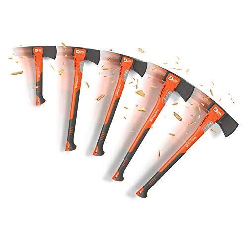 Orange Composite Fiberglass Camping Hatchet V4242