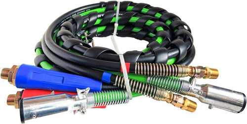 12FT 3 in 1 ABS Electrical and Rubber Air Line Hose Assemblies E6551