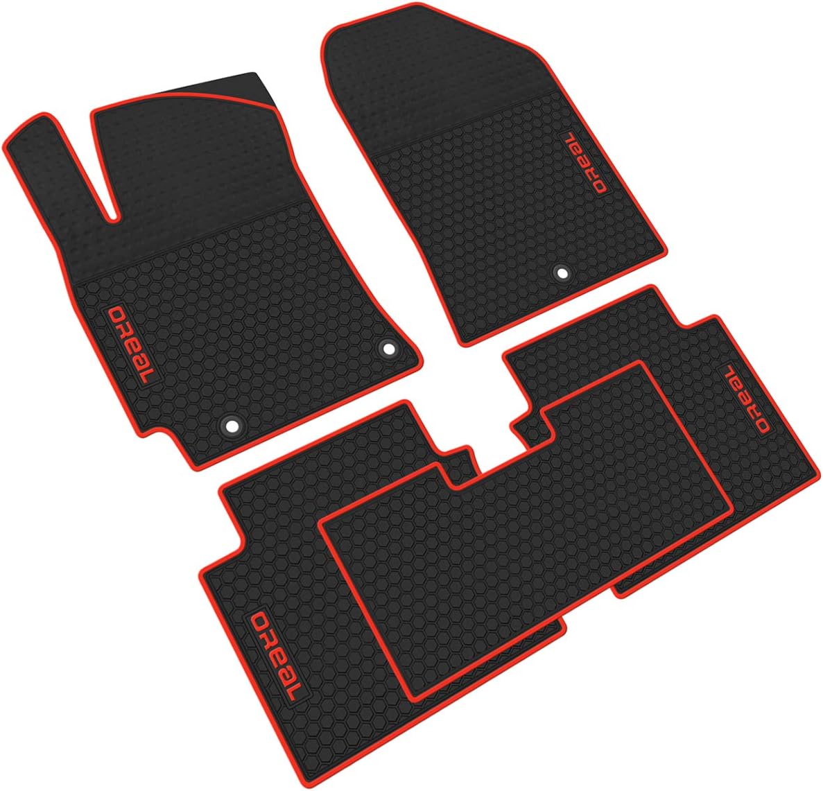 All Weather Rubber Car Mats Pack of 2 W224688