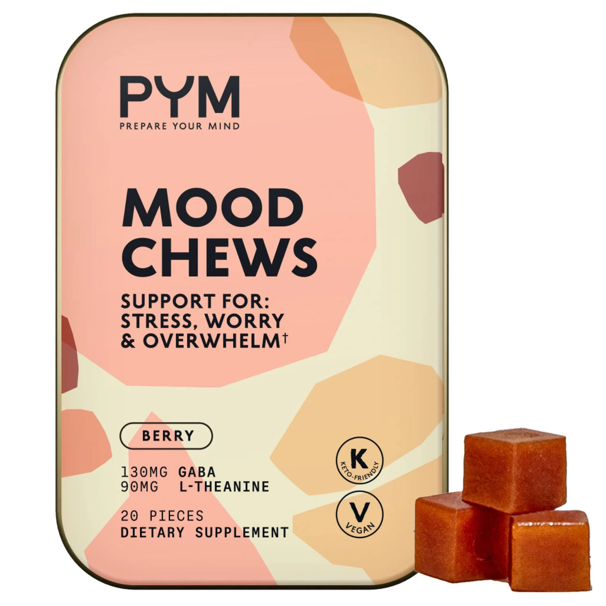 Berry Mood Chews 20 Count Stress Support Supplement B33773