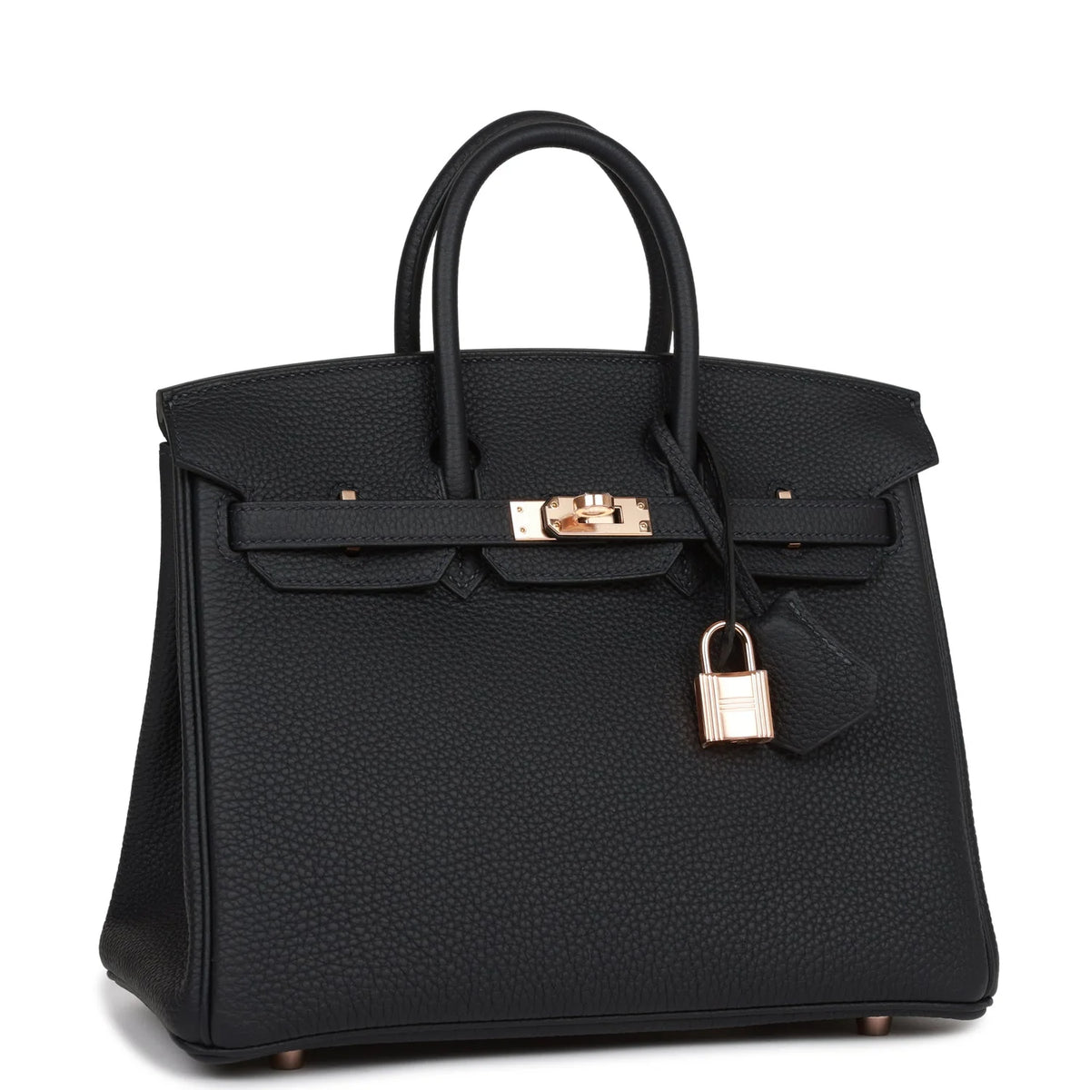 Birkin 25 Caban Togo Rose Gold Hardware Y147675