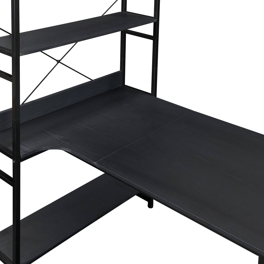 Tiger 5-Tier Open Bookshelf Desk N12823