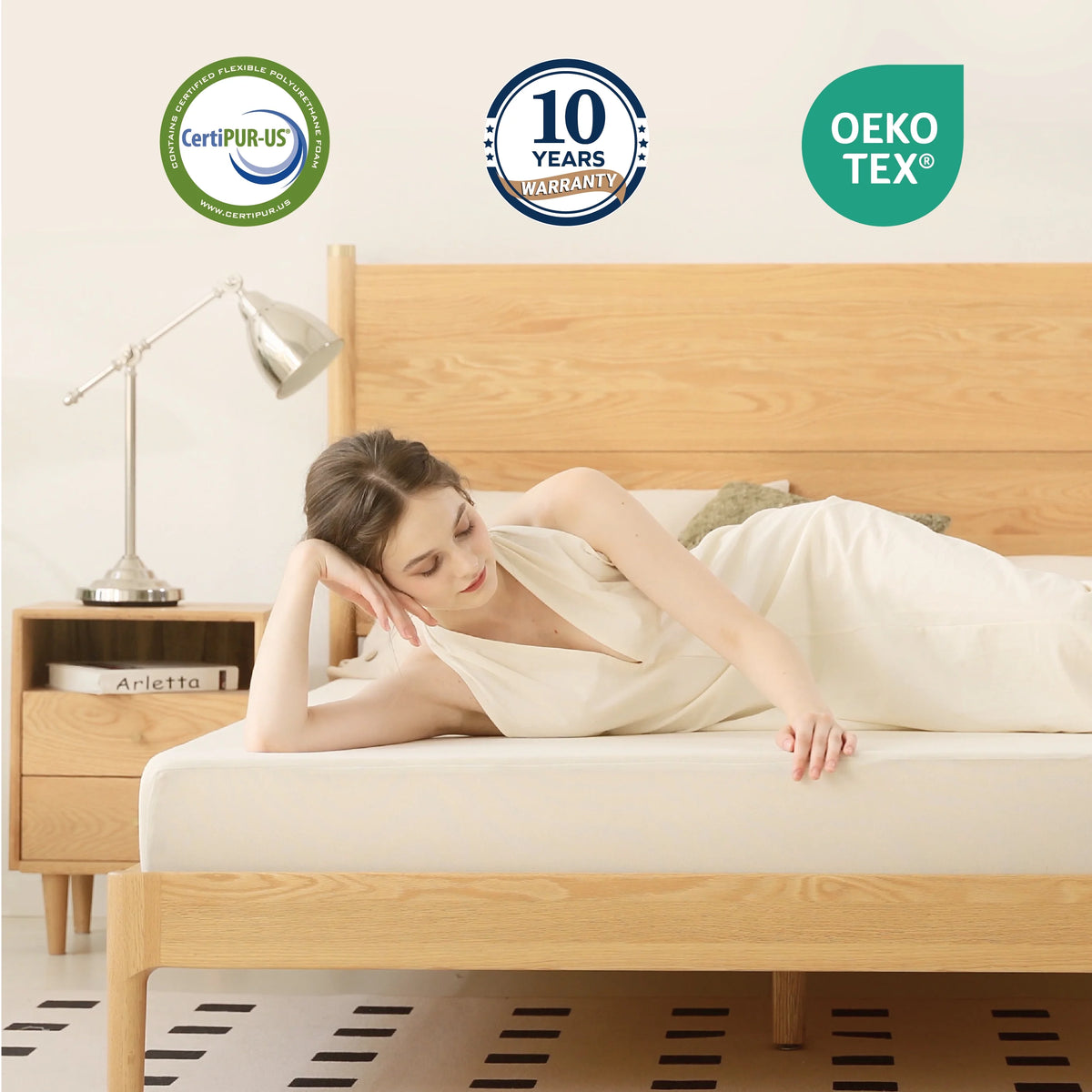 Twin Gel Memory Foam Mattress O3377