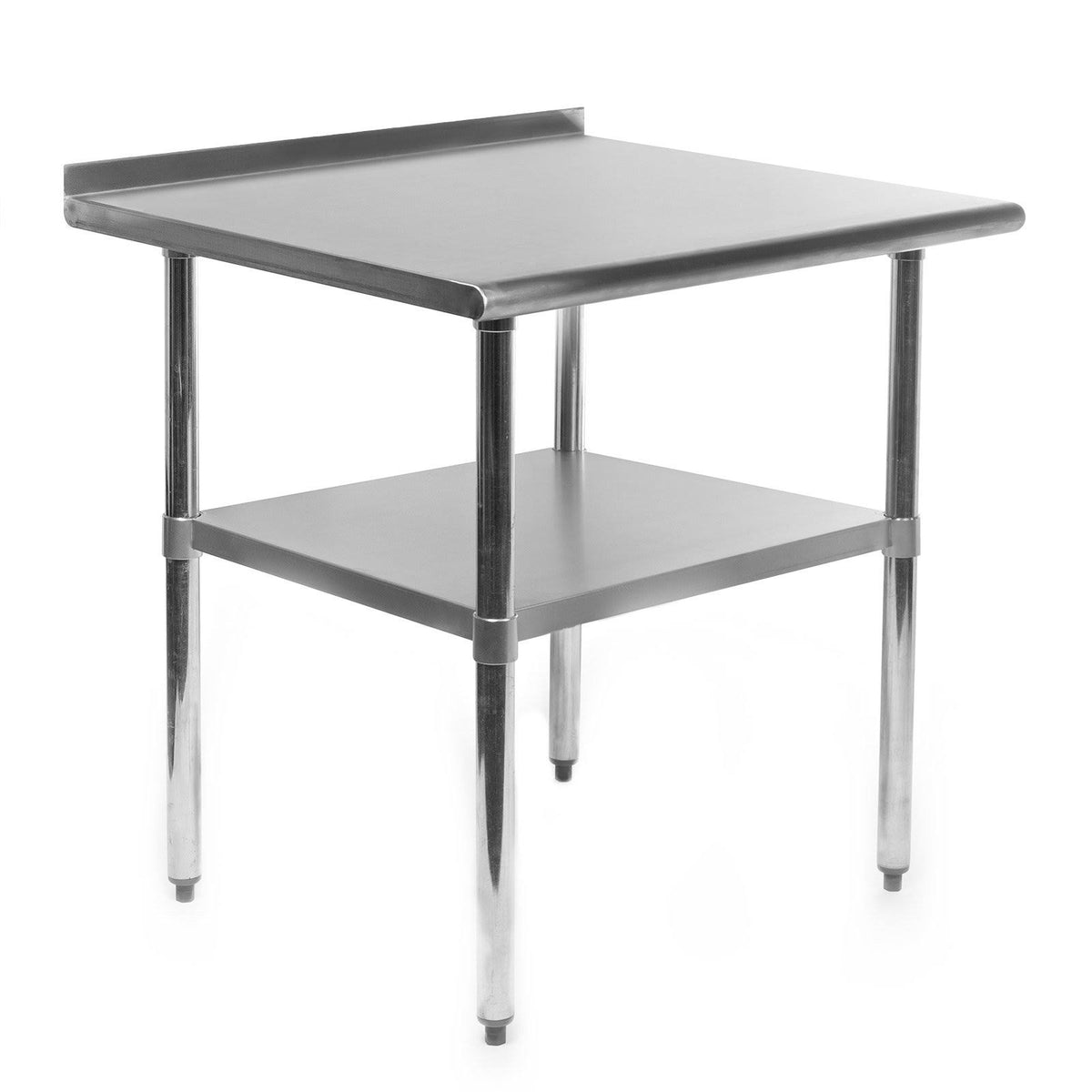 Stainless Steel Kitchen Prep & Work Table with Backsplash 30" x 24" C41429