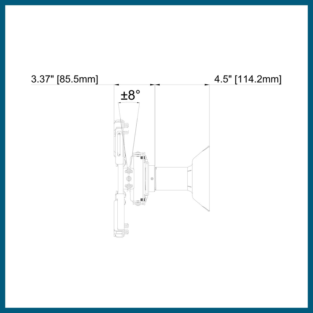 Projector Mount Kit Ceiling Adapter R6720