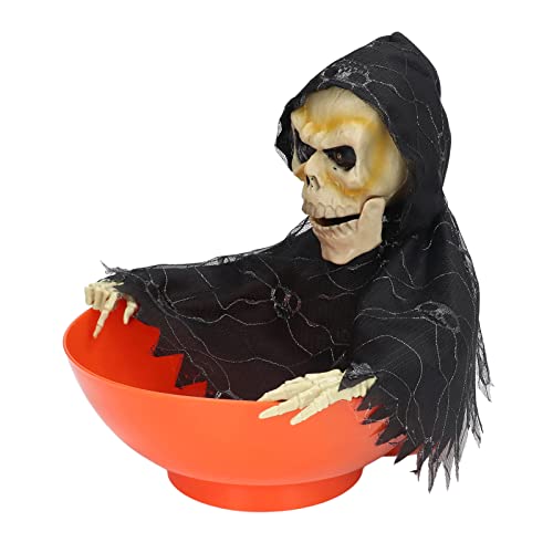 Halloween Candy Bowl with Motion Activated Light Up Eyes A8081